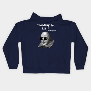 Reading Is Lit Shakespeare T-shirt Kids Hoodie